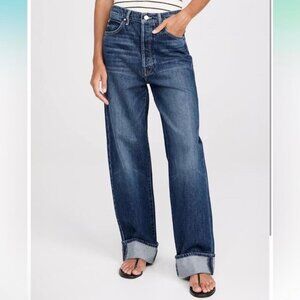 MOTHER Women's Straight Leg Jeans - Dark Blue